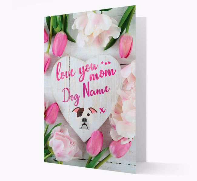 'Love You Mom' - Personalized {breedFullName} Card